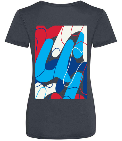 AJ Bell Great Scottish Run "Swirl" Woman's Short Sleeved Tech Tee