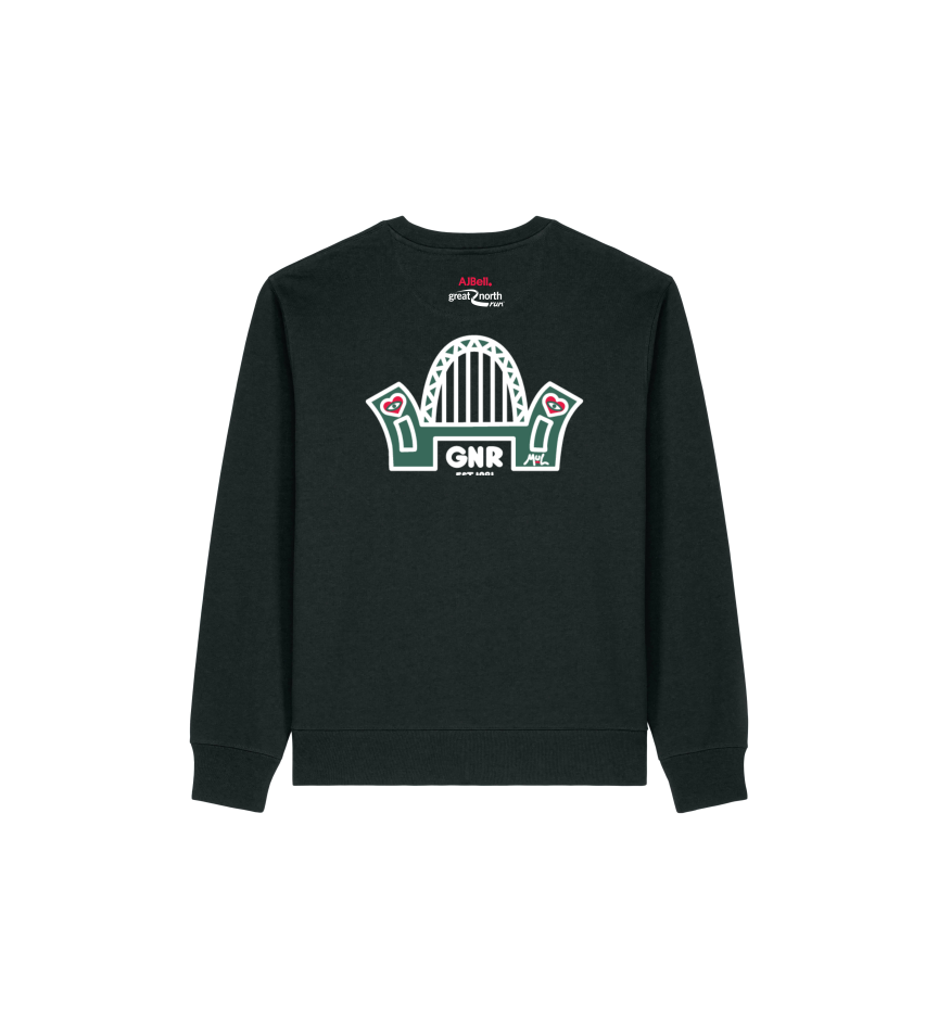 GNR45 x MUL Unisex Black Sweatshirt