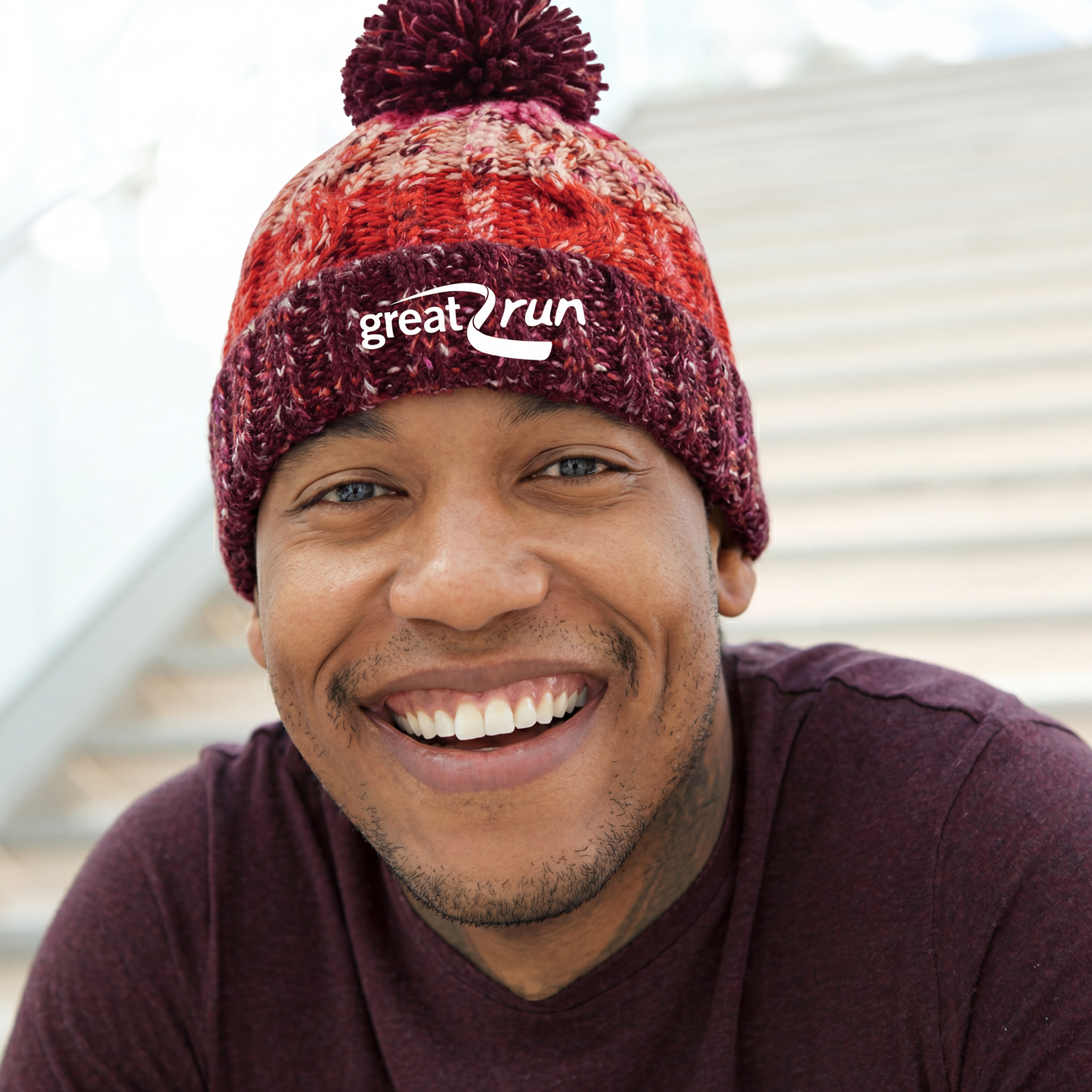 AJ Bell Great Manchester Run Bobble Beanie