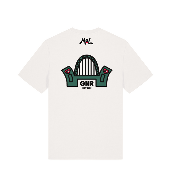 GNR45 x MUL Unisex White T-Shirt