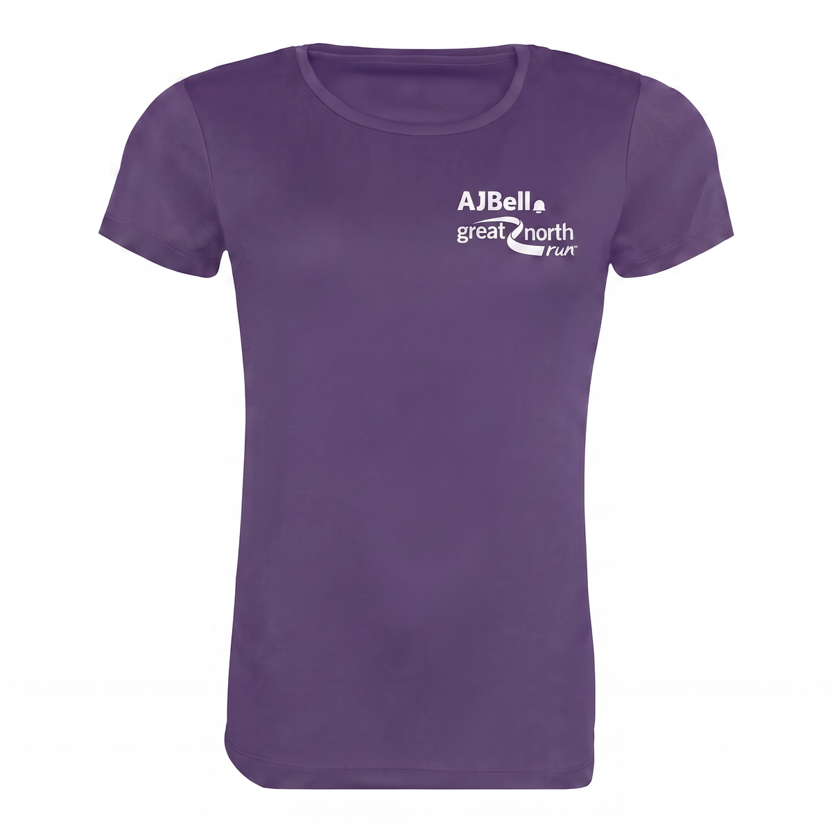 AJ Bell Great Run Women’s Short Sleeved Tech Tee (Front Logo Print Only)