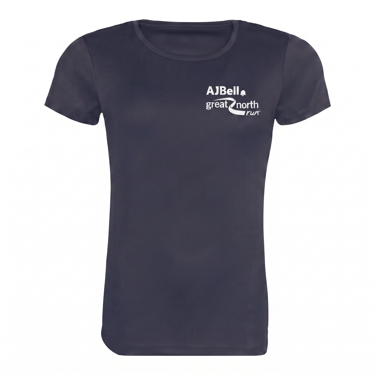 AJ Bell Great Run Women’s Short Sleeved Tech Tee (Front Logo Print Only)