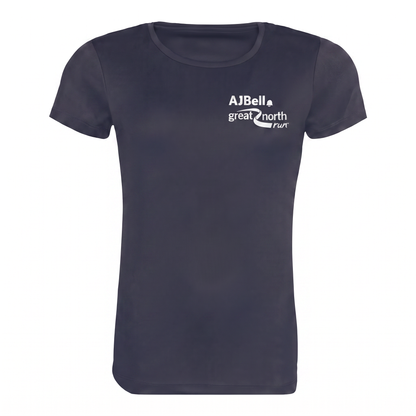AJ Bell Great Run Women’s Short Sleeved Tech Tee (Front Logo Print Only)