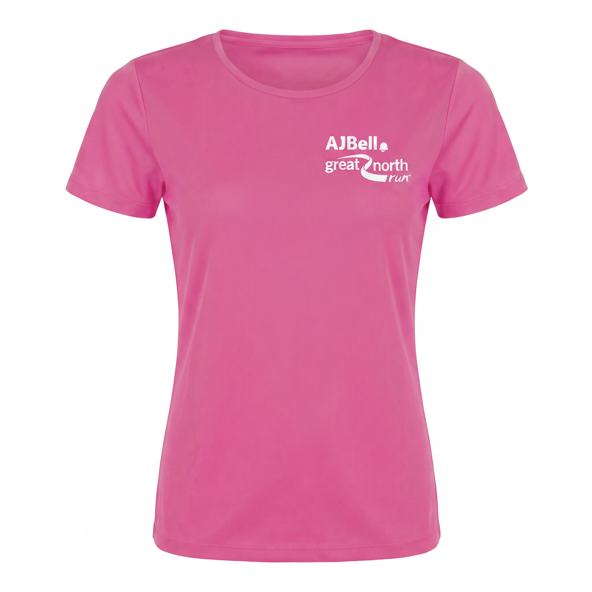 AJ Bell Great Run Women’s Short Sleeved Tech Tee (Front Logo Print Only)