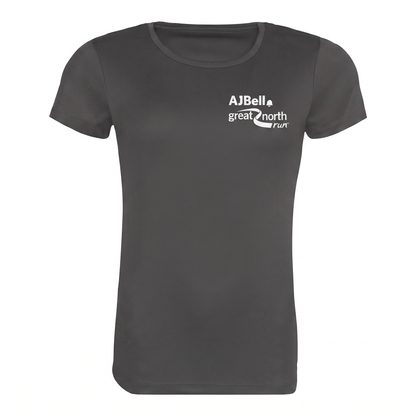 AJ Bell Great Run Women’s Short Sleeved Tech Tee (Front Logo Print Only)