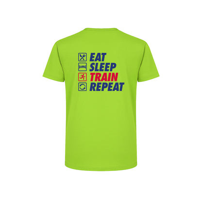 AJ Bell Great Bristol Run “Eat, Sleep, Train, Repeat” Men’s Short Sleeved Tech Tee