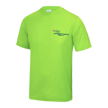 AJ Bell Great Birmingham Run Men’s Short Sleeved Tech Tee (Front Logo Print Only)