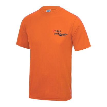 AJ Bell Great Scottish Run Eat, Sleep, Train, Repeat Men Short Sleeved Tech Tee