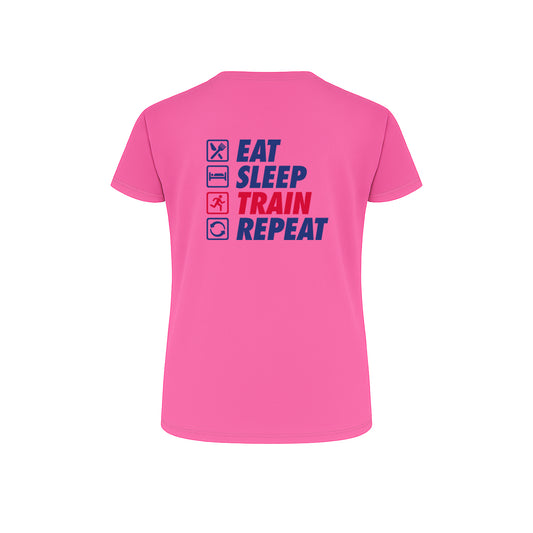 AJ Bell Great Manchester Run “Eat, Sleep, Train, Repeat” Men’s Short Sleeved Tech Tee