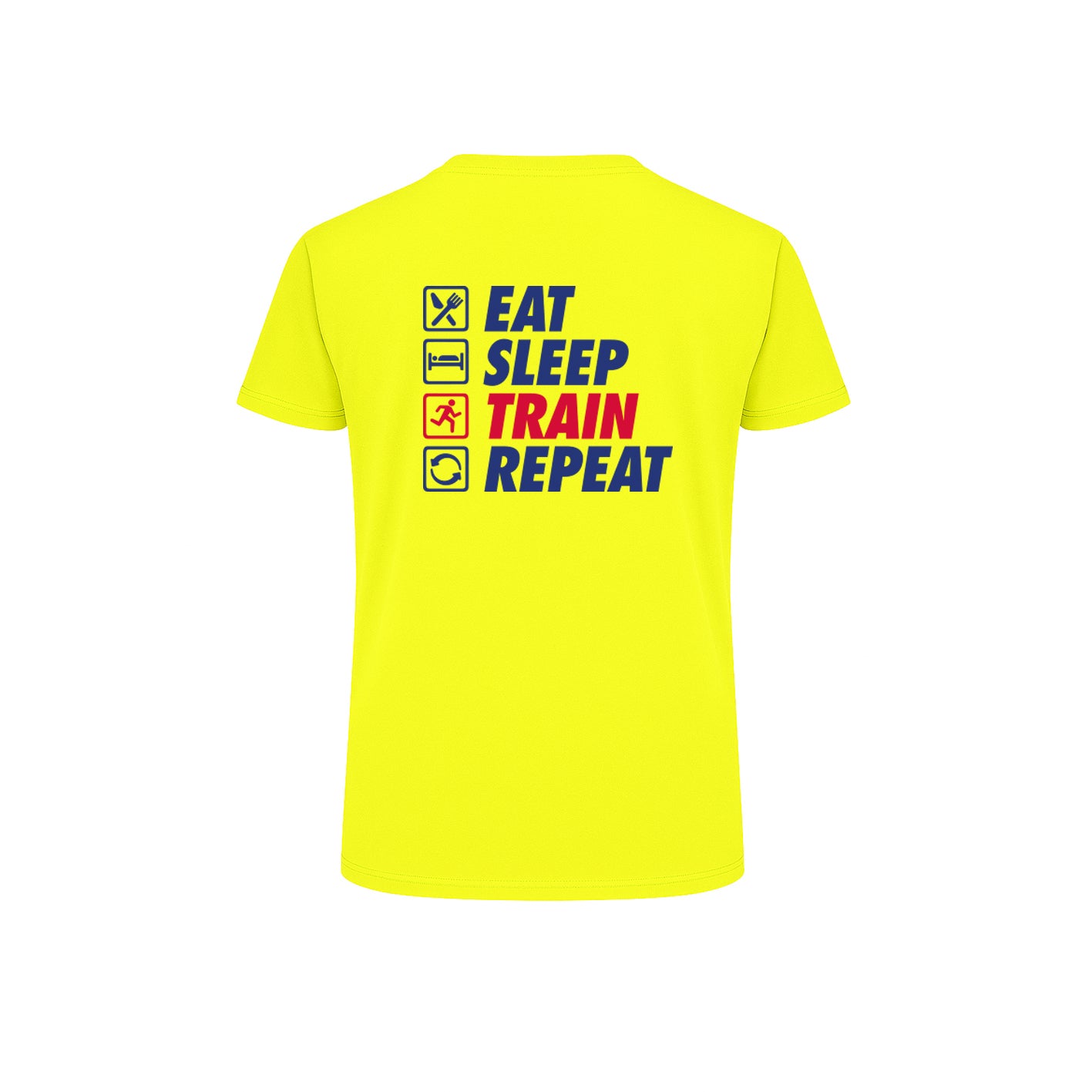 AJ Bell Great Bristol Run “Eat, Sleep, Train, Repeat” Men’s Short Sleeved Tech Tee