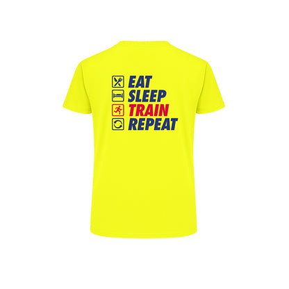 AJ Bell Great Bristol Run “Eat, Sleep, Train, Repeat” Men’s Short Sleeved Tech Tee