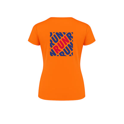 AJ Bell Great Manchester Run “RUN” Woman’s Short Sleeved Tech Tee