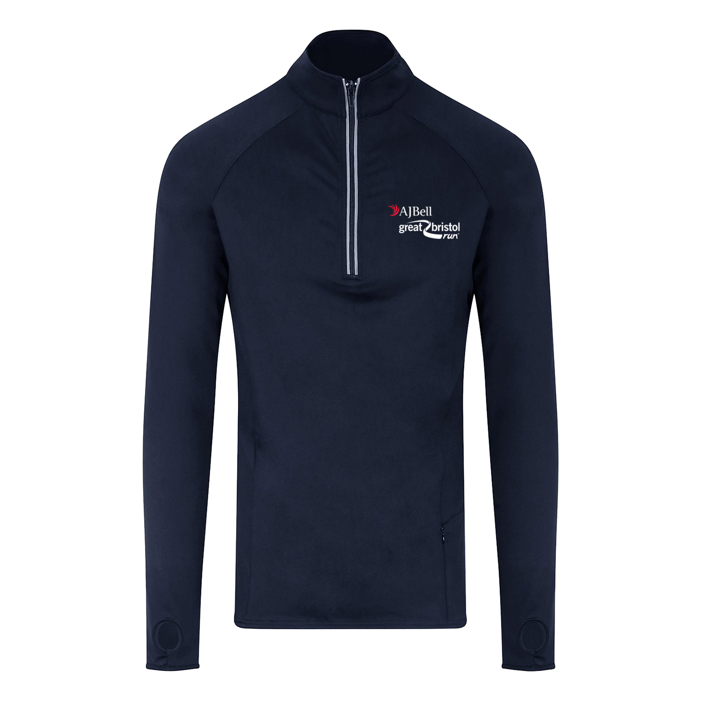 AJ Bell Great Bristol Run “Eat, Sleep, Train, Repeat”  Men's ¼ Zip top