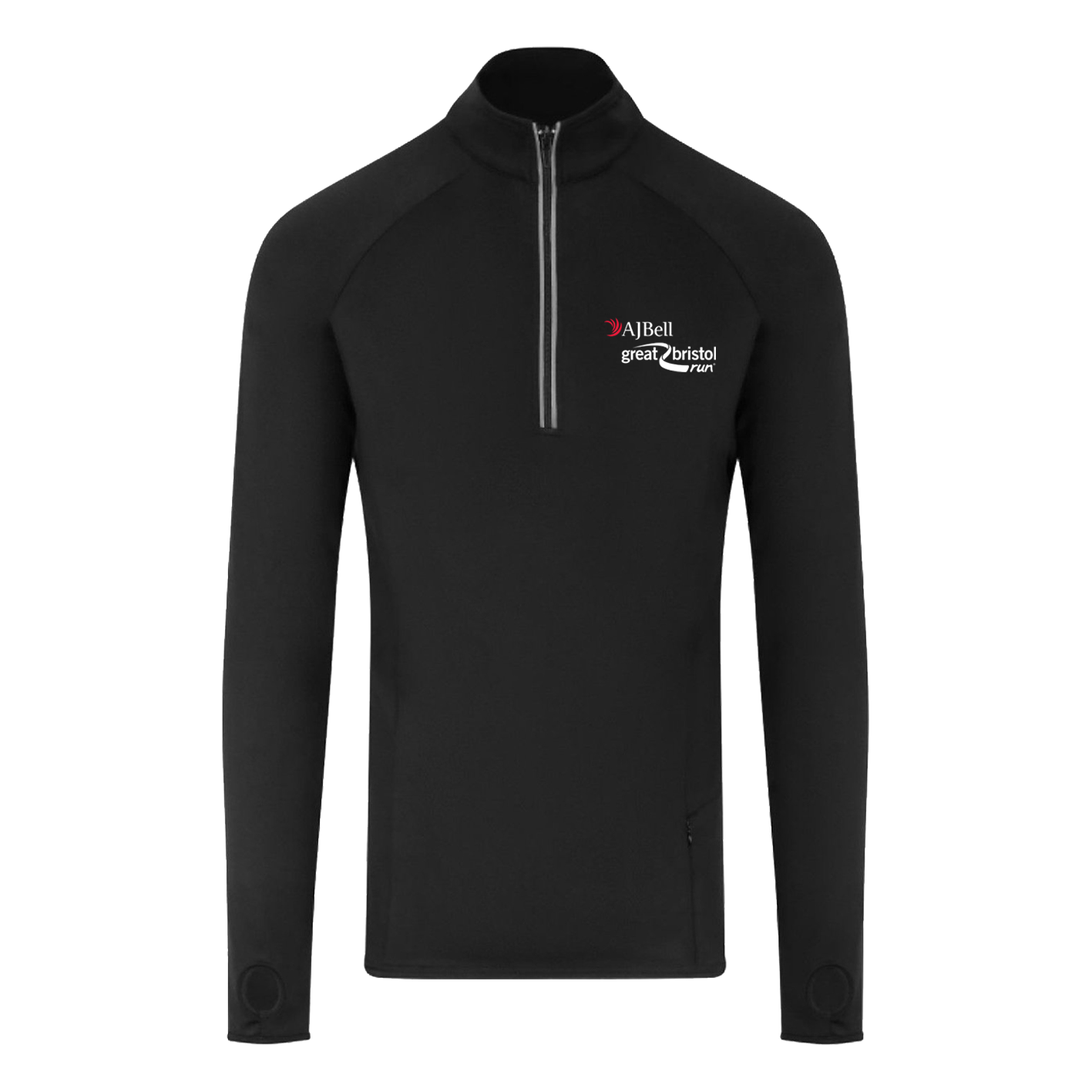 AJ Bell Great Bristol Run “Eat, Sleep, Train, Repeat”  Men's ¼ Zip top