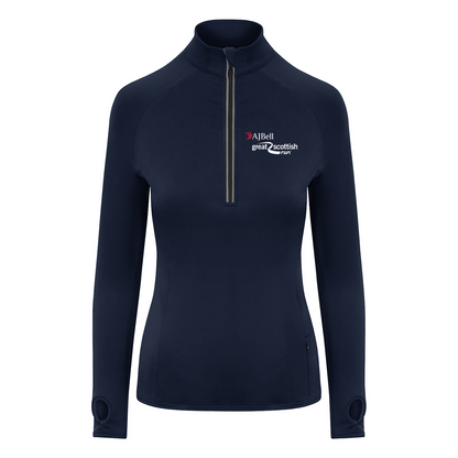 AJ Bell Great South Run In Training Woman ¼ Zip top