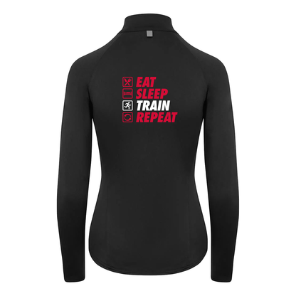 AJ Bell Great North 10K Run Eat, Sleep, Train, Repeat Woman™s ¼ Zip top