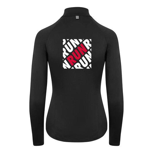 AJ Bell Great Bristol Run “RUN”  Woman’s ¼ Zip top