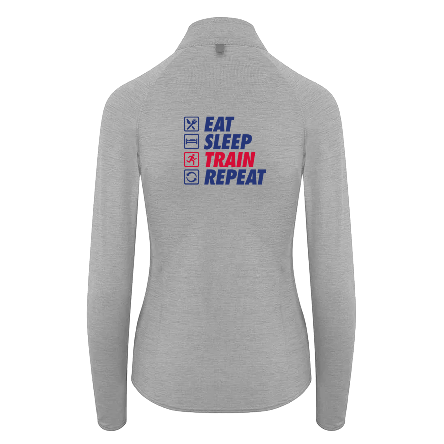 AJ Bell Great North 10K Run Eat, Sleep, Train, Repeat Woman™s ¼ Zip top
