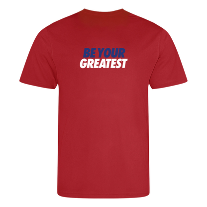AJ Bell Great South Run Be Your Greatest Men Short Sleeved Tech Tee