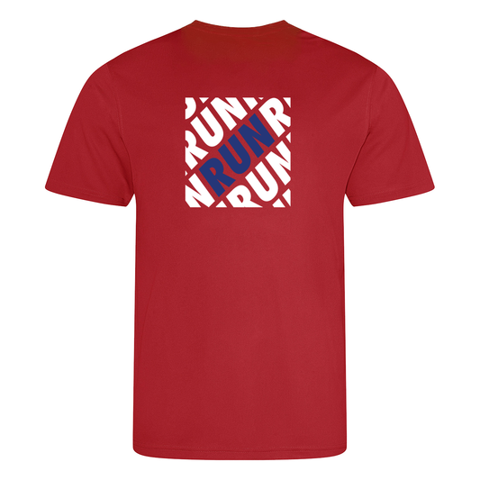 AJ Bell Great South Run RUN Men Short Sleeved Tech Tee