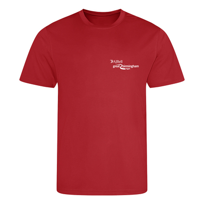 AJ Bell Great Birmingham Run Men’s Short Sleeved Tech Tee (Front Logo Print Only)