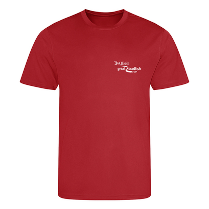 AJ Bell Great Scottish Run In Training Woman Short Sleeved Cotton Tee