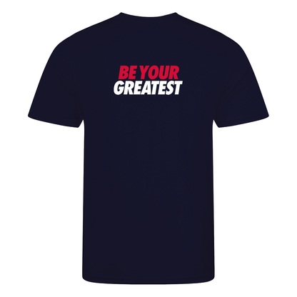 AJ Bell Great South Run Be Your Greatest Men Short Sleeved Tech Tee