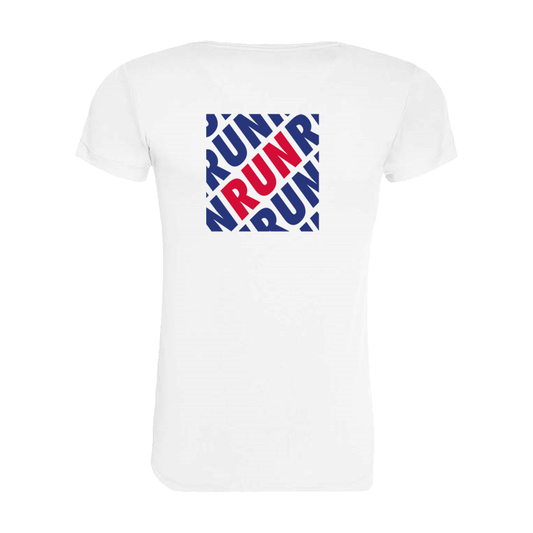 AJ Bell Great South Run RUN Woman Short Sleeved Tech Tee