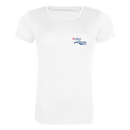 AJ Bell Great South Run Eat, Sleep, Train, Repeat Woman Short Sleeved Tech Tee