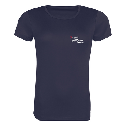 AJ Bell Great North 10K Run Eat, Sleep, Train, Repeat Woman™s Short Sleeved Tech Tee