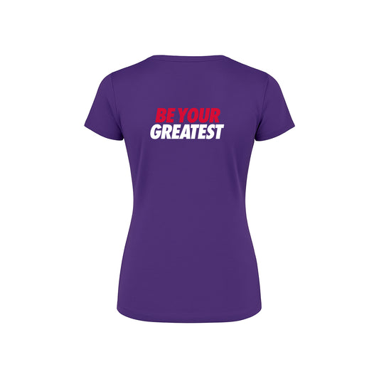 AJ Bell Great Scottish Run Be Your Greatest Woman Short Sleeved Tech Tee