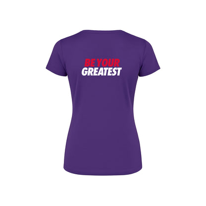 AJ Bell Great Manchester Run “Be Your Greatest” Woman’s Short Sleeved Tech Tee