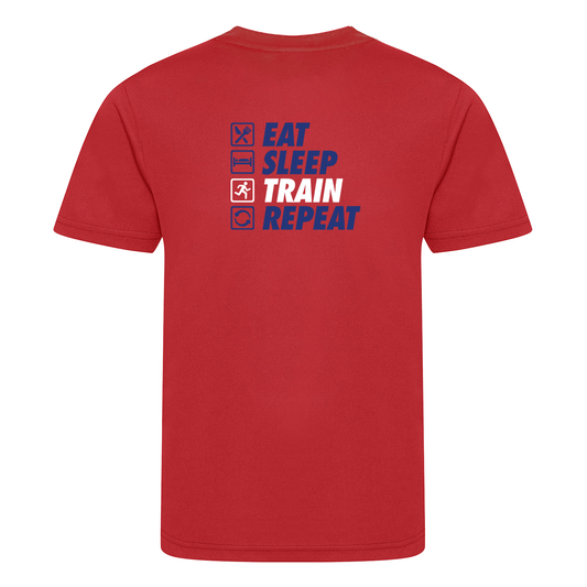 AJ Bell Great Birmingham Run Kids "Eat, Sleep, Train, Repeat" Technical Tee