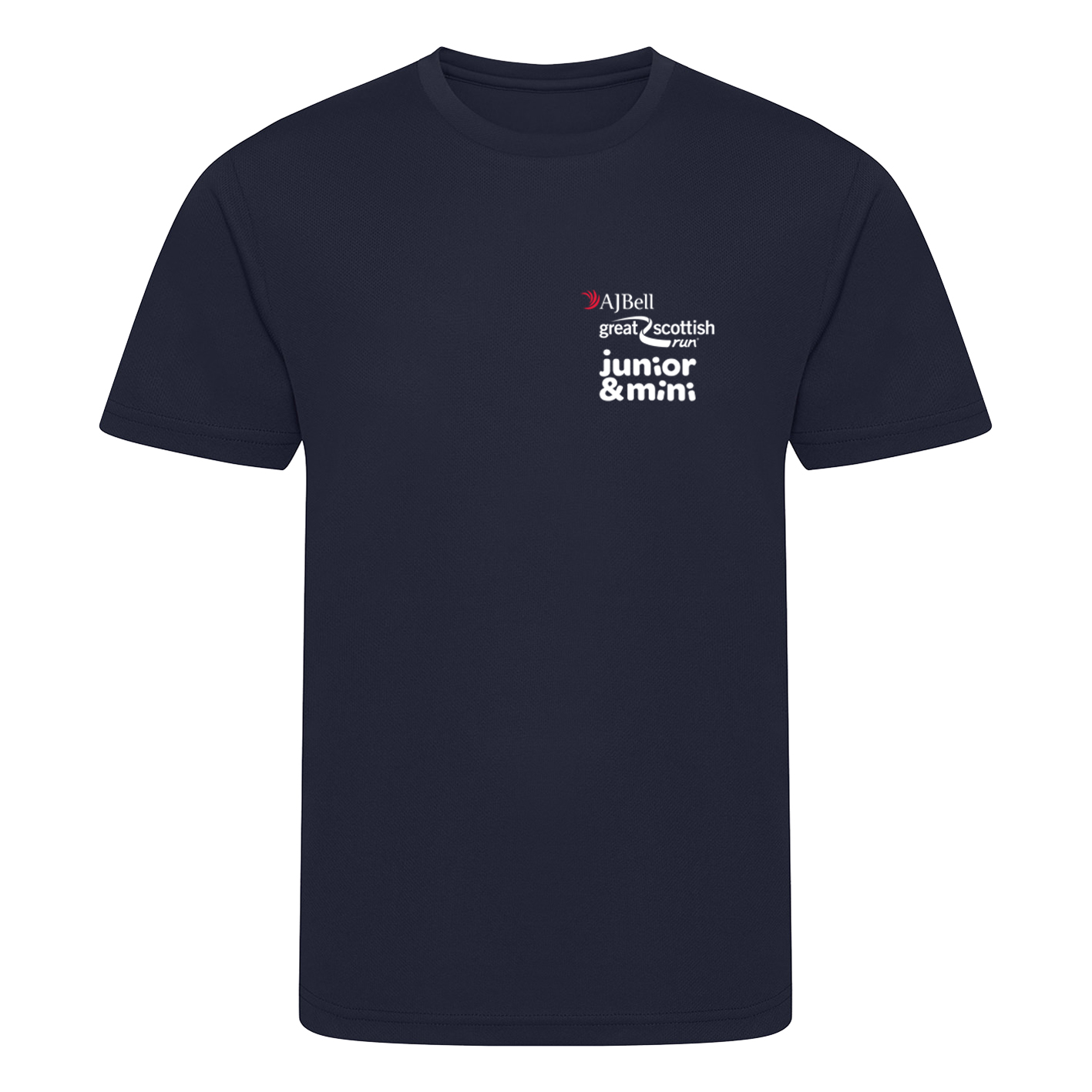 AJ Bell Great Scottish Run Kids Technical Tee (Front Logo Print Only)