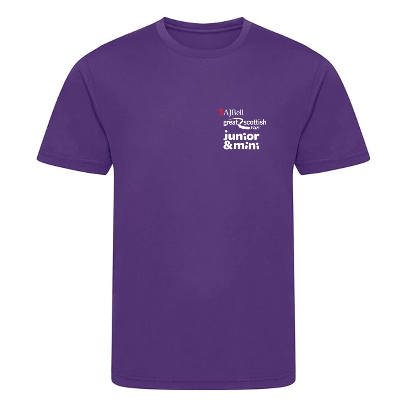 AJ Bell Great Scottish Run Kids "RUN" Technical Tee