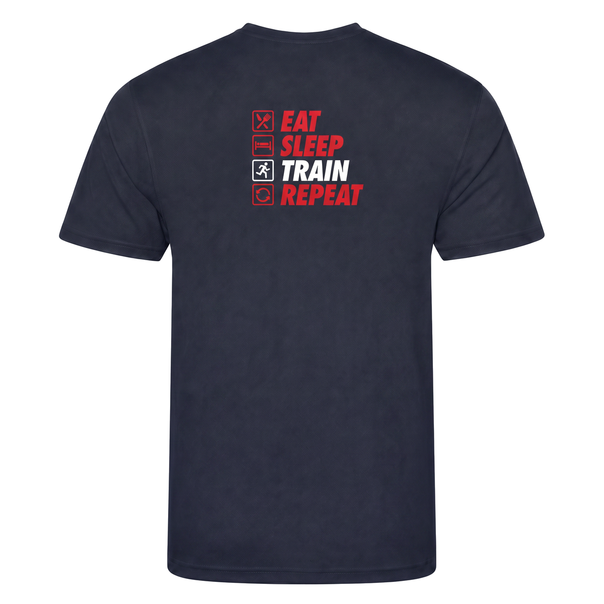 AJ Bell Great Run “Eat, Sleep, Train, Repeat” Men’s Short Sleeved