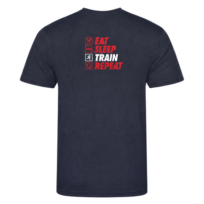 AJ Bell Great Run “Eat, Sleep, Train, Repeat” Men’s Short Sleeved
