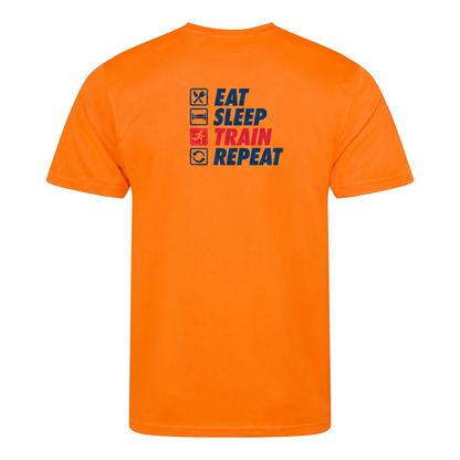 AJ Bell Great Run “Eat, Sleep, Train, Repeat” Men’s Short Sleeved
