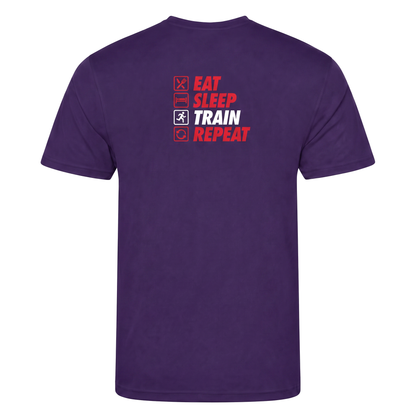 AJ Bell Great Run “Eat, Sleep, Train, Repeat” Men’s Short Sleeved