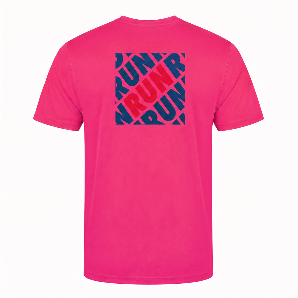 AJ Bell Great Run "RUN" Men's Short Sleeved Tech Tee