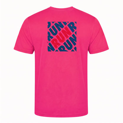 AJ Bell Great Run "RUN" Men's Short Sleeved Tech Tee