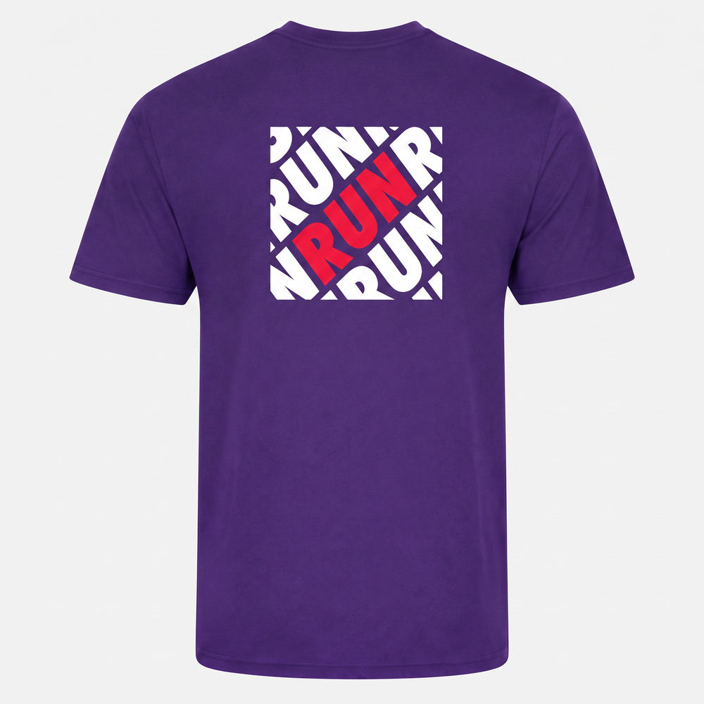 AJ Bell Great Run "RUN" Men's Short Sleeved Tech Tee