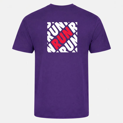 AJ Bell Great Run "RUN" Men's Short Sleeved Tech Tee