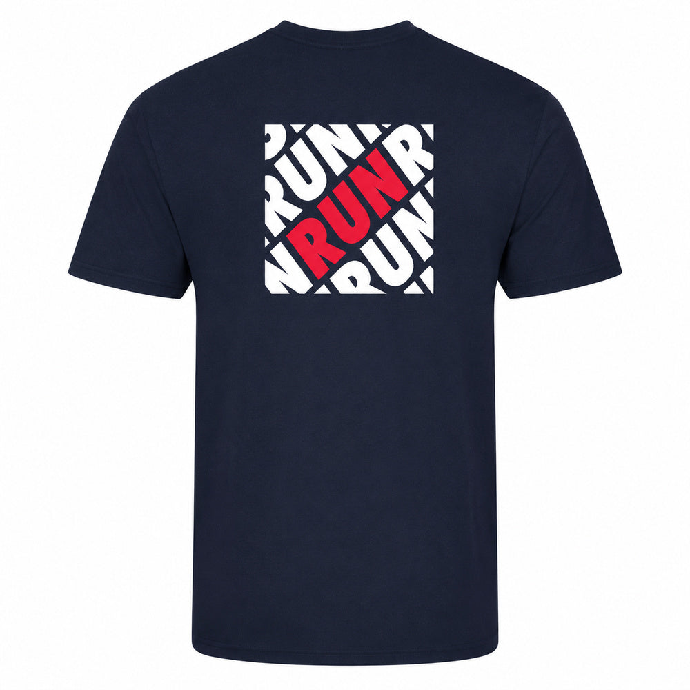 AJ Bell Great Run "RUN" Men's Short Sleeved Tech Tee