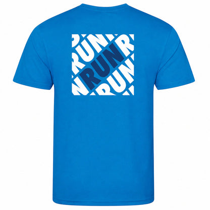 AJ Bell Great Run "RUN" Men's Short Sleeved Tech Tee