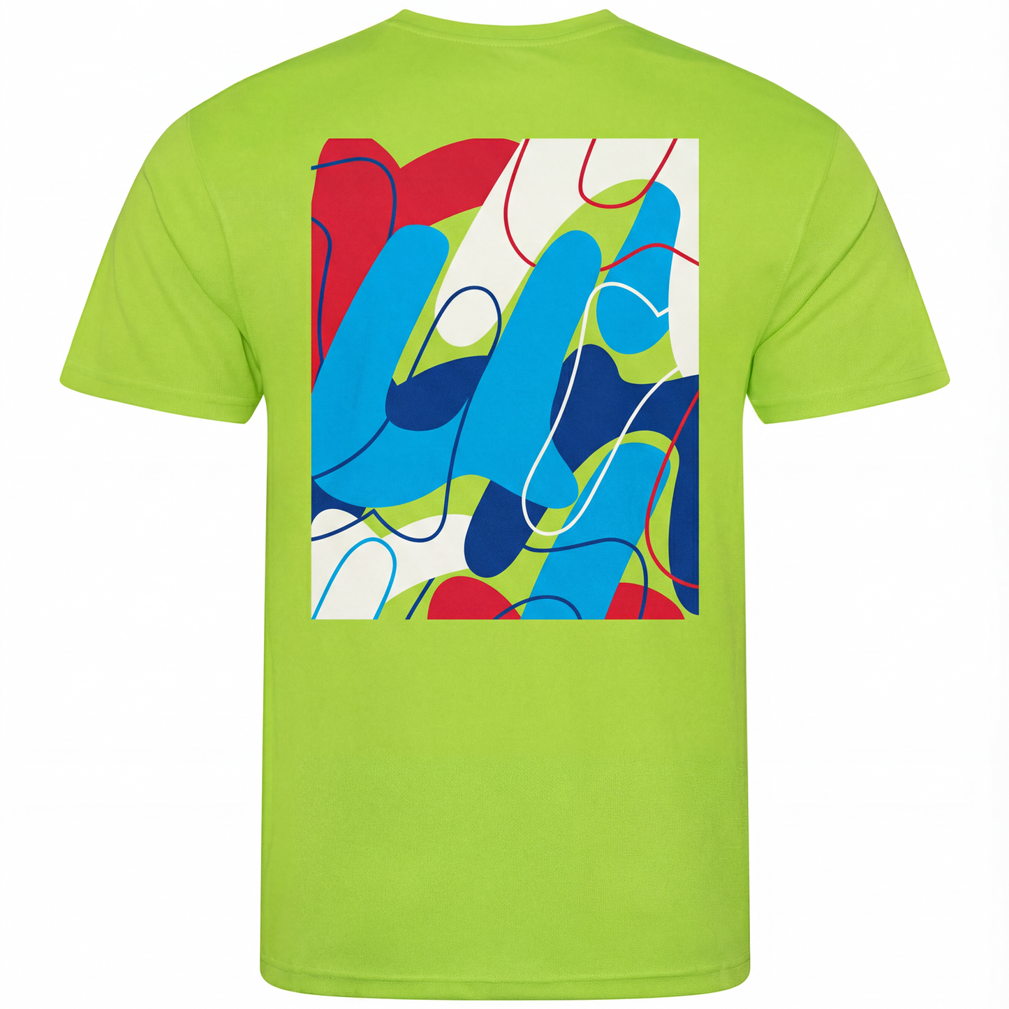 AJ Bell "Swirl" Men's Short Sleeved Tech Tee