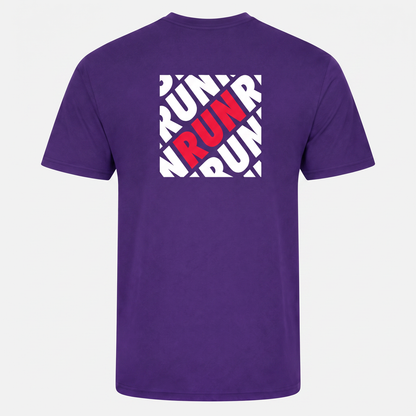 AJ Bell Great Run "RUN" Men's Short Sleeved Tech Tee