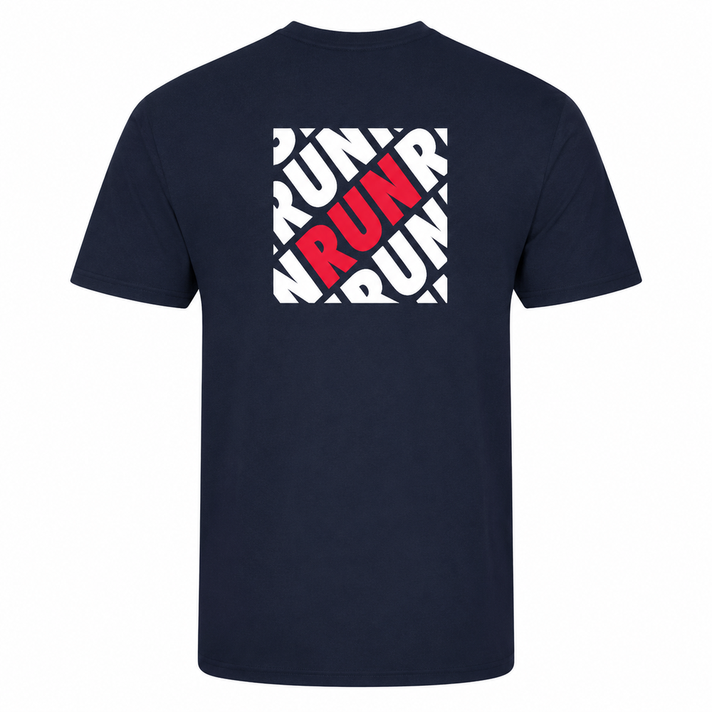 AJ Bell Great Run "RUN" Men's Short Sleeved Tech Tee
