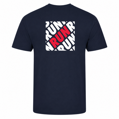 AJ Bell Great Run "RUN" Men's Short Sleeved Tech Tee