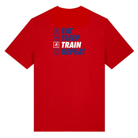 AJ Bell Great Manchester Run “Eat, Sleep, Train, Repeat” Men’s Short Sleeved Cotton Tee